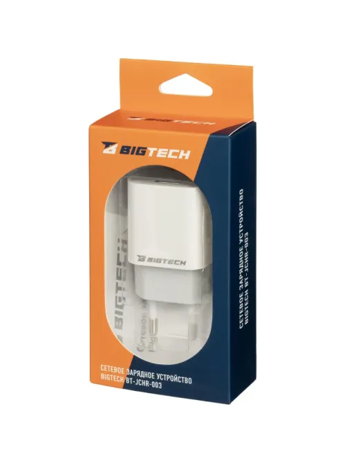 Зарядное устройство 2A, 1USB, белый BT-JCHR-003/C-IPN139