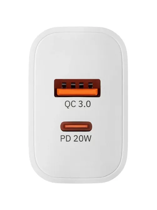 Зарядное устройство сетевое Rocket Space Pro 20W USB-A/C(RWC504WH20SPP-AC)