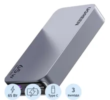 Зарядное устройство сет. UGREEN X753(25356)NexodePro 65W Ult.Slim сер