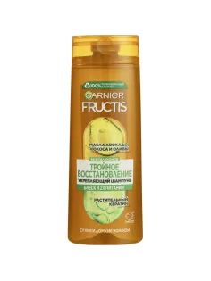 Шампунь Garnier Fructis Укрепляющий Тройн Восст, для сух и ломк влс, 400 мл
