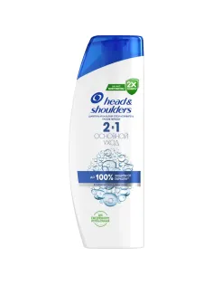 Шампунь-бальзам HEAD & SHOULDERS 600мл 2в1 Основной уход Уход