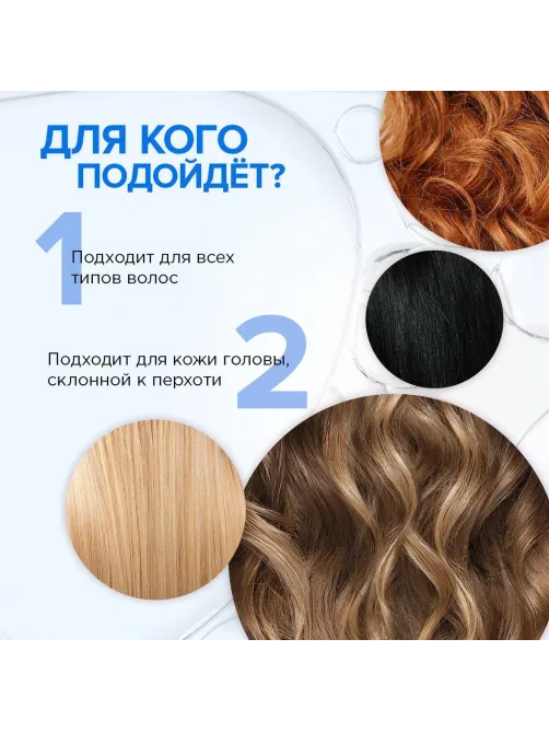 Шампунь бальзам SYNERGETIC Против перхоти 2 в 1 HAIR THERAPY 400мл