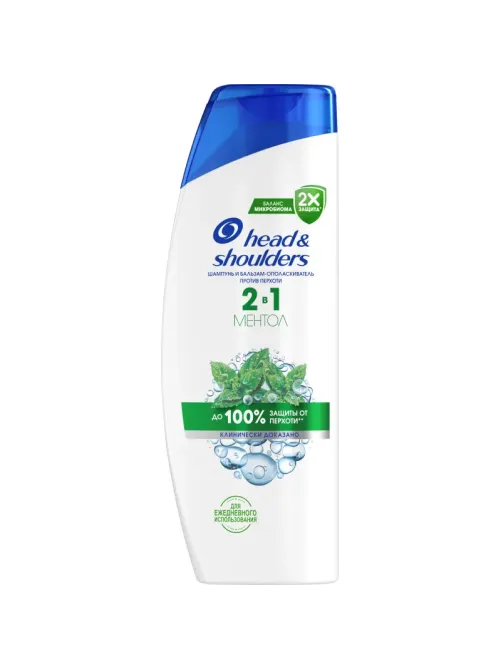 Шампунь-бальзам Head&Shoulders от перхоти Ментол 2в1 360мл