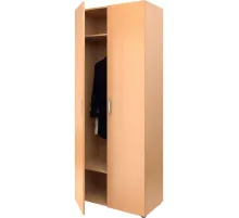 Шкаф MET_для одежды Школа широкий 80x42x195 бук