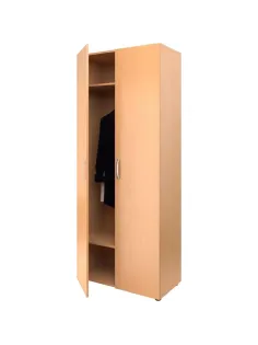 Шкаф MET_для одежды Школа широкий 80x42x195 бук