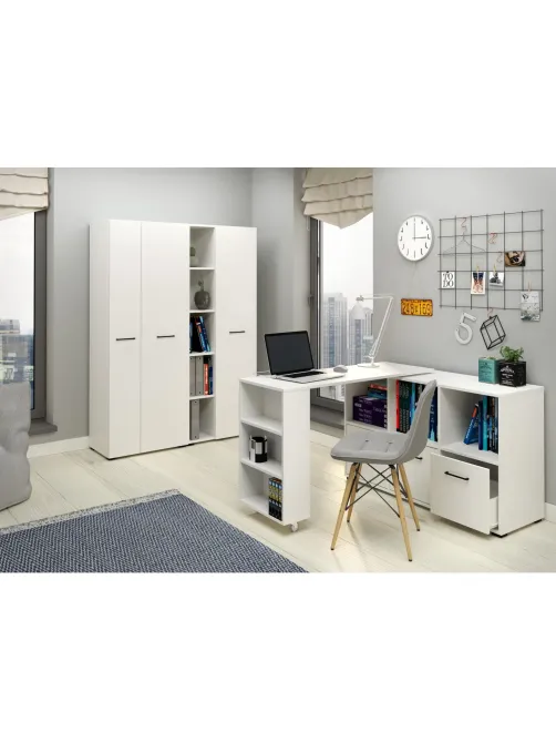 Шкаф закрытый IN Homeoffice 644x416x1746 Белый