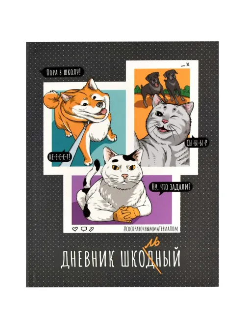 Дневник школьника КОМИКС интегральный переплёт, А5+, 48 л. 66823