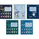 Тетрадь школьная А5 12л №1School Shark клет,скреп, ВД-лак,10шт/уп, в асс