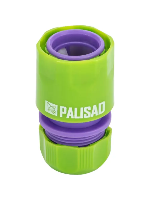 Соединитель для шланга пластм быстросъемный 1/2// Palisad 66135