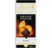 Шоколад LINDT темный с апельсином, 100 гр