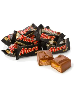 Шоколадный батончик Mars Minis с карамелью и нугой, 2,7кг