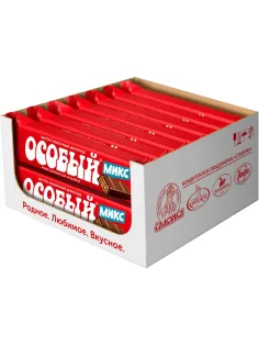 Шоколадный батончик Фабрика им. Крупской Особый шоколад с вафл, 40гx14шт/уп