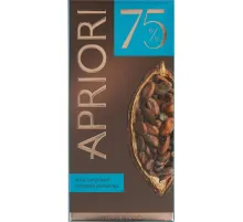 Шоколад Apriori горький, 75% какао, 85г