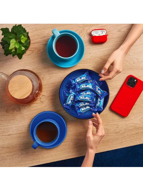 Шоколадный батончик Milky Way Minis, пакет, 176г