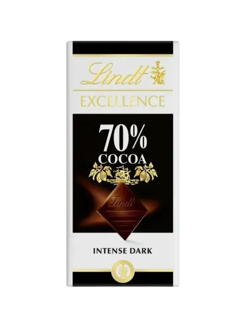 Шоколад LINDT горький содержание какао минимум 70%, 100 гр