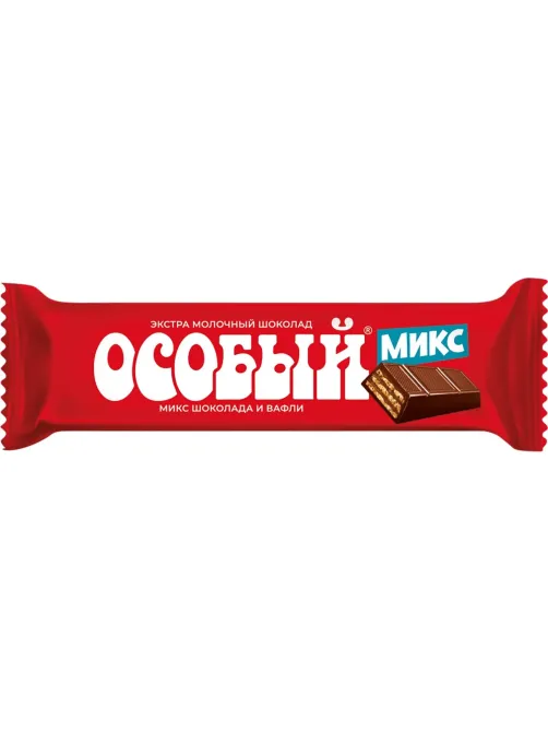 Шоколадный батончик Фабрика им. Крупской Особый шоколад с вафл, 40гx14шт/уп