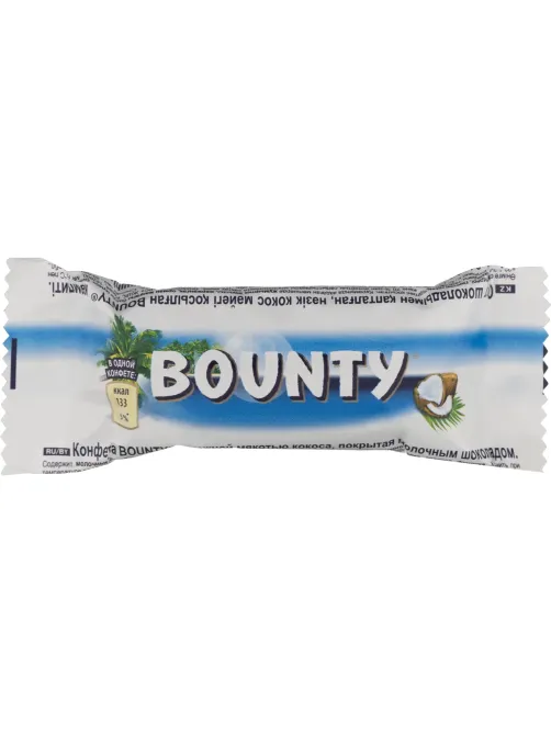 Шоколадный батончик Bounty с мякотью кокоса, 3кг