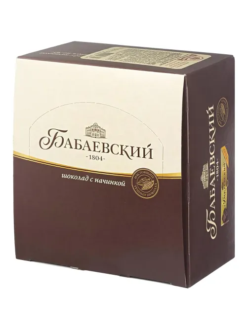 Шоколад Бабаевский с шоколадной начинкой, 20шт х 50г