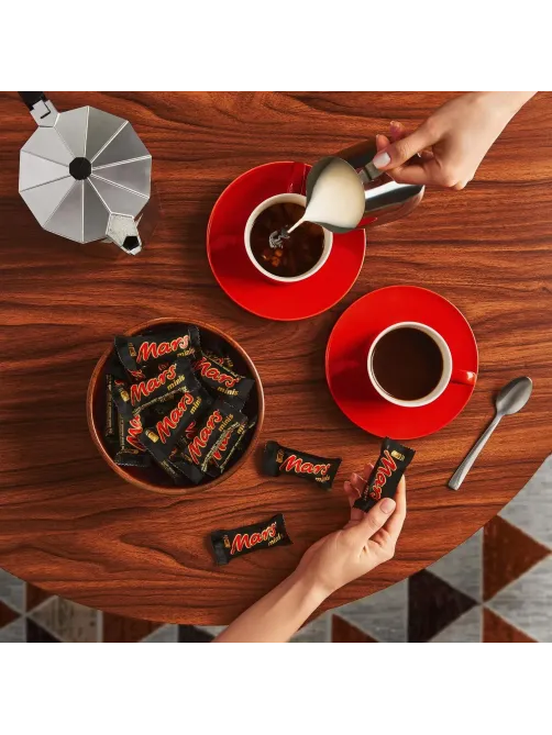 Шоколадный батончик Mars Minis с карамелью и нугой, 1кг