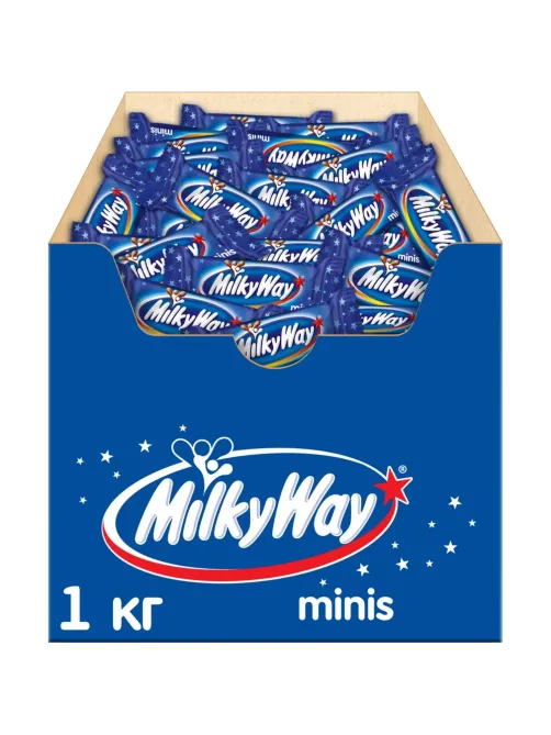 Шоколадный батончик Milky Way Minis, 1кг