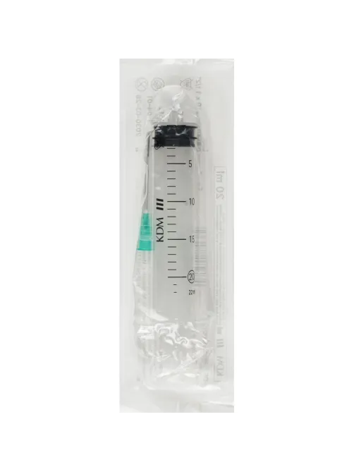 Шприц 3-комп. однораз. 20мл LS 21G(0,8x40) прил. 50шт/уп KD-Ject III