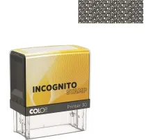Штамп стандартный скрыв.текст *-ИНКОГНИТО Printer 30/L Incognito 47х18мм Co
