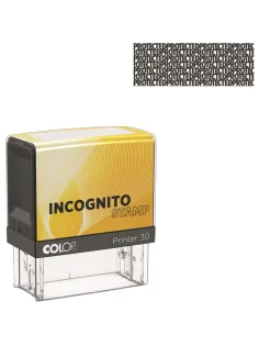 Штамп стандартный скрыв.текст *-ИНКОГНИТО Printer 30/L Incognito 47х18мм Co