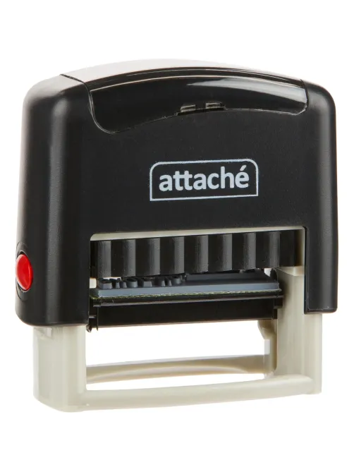 Штамп стандартный Attache Вход.N__ __ __20_г подпись 35х11 9011-T 3.7