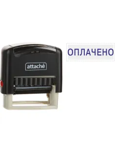 Штамп стандартный Attache ОПЛАЧЕНО 36х5 9011-T 1.2
