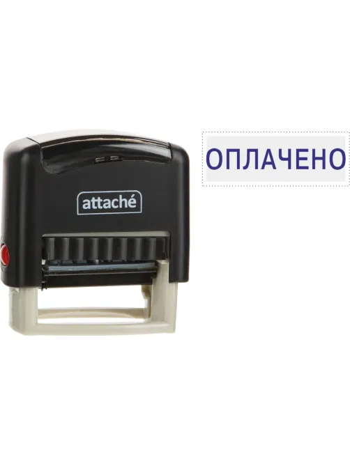 Штамп стандартный Attache ОПЛАЧЕНО 36х5 9011-T 1.2