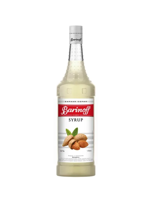 Сироп Barinoff миндаль, 1л 6шт/уп