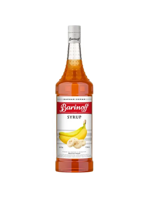 Сироп Barinoff Желтый Банан, стекло, 1л