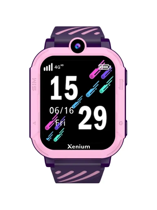 Смарт-часы Xenium W600 1.83 AMOLED розовый/фиолет