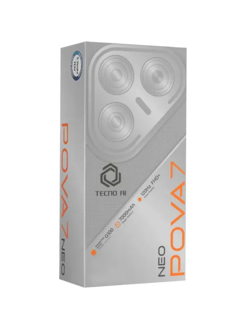 Смартфон Tecno Pova 7 Neo 256Gb 8Gb Geek Black