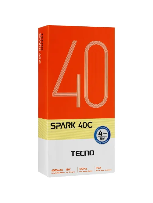 Смартфон Tecno Spark 40C 128Gb 8Gb Veil White