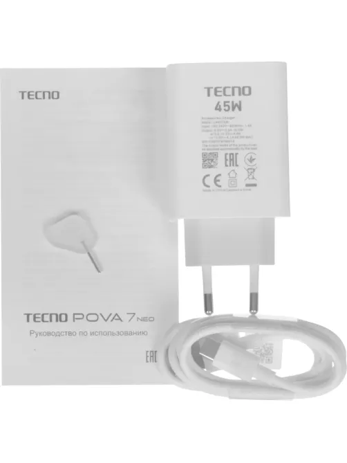 Смартфон Tecno Pova 7 Neo 128Gb 8Gb Magic Silver