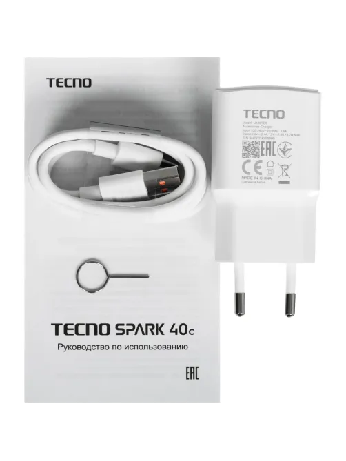 Смартфон Tecno Spark 40C 128Gb 8Gb Ink Black