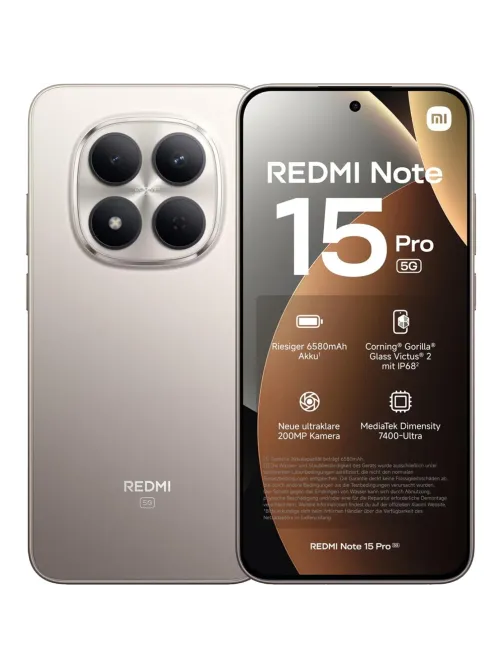 Смартфон Xiaomi Redmi Note 15 Pro 5G RU 8+512 Titanium
