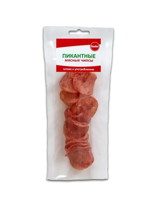 Снеки чипсы мясные Snacker пикантные, 50г