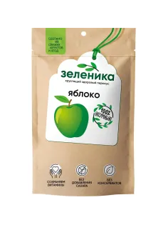 Яблоки Зеленика Здоровый фруктовый перекус 20 г