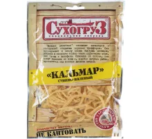 Рыбные снеки Кальмар Сухогруз сушеный, 70г