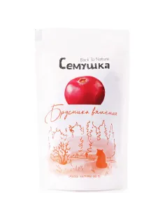Брусника Семушка вяленая, 50г