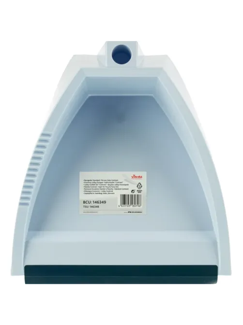 Совок с ручкой Vileda Professional серо-голубой 146349