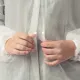 Халат н/с процед, рук.рез, на липч, XL, дл.110см, пл 25, белый, 10шт/уп