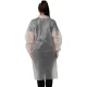 Халат н/с процед, рук.рез, 4кн, XXL(56-58), пл 30, бел, Комус, 10шт/уп