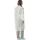 Халат н/с процед, рук.рез, на липуч, XL, дл.110см, пл 17, белый, 10шт/уп