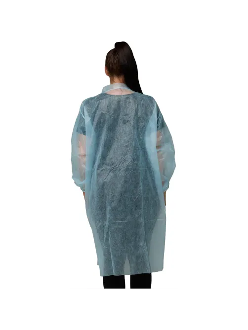 Халат н/с процед, рук.рез, 4кн, XXXL(60-62), пл30, гол, Комус, 10шт/уп