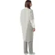 Халат н/с процед, рук.рез, на липч, XL, дл.110см, пл 25, белый, 10шт/уп