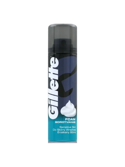 Пена для бритья GILLETTE Sensitive Skin для чувствительной кожи 200мл
