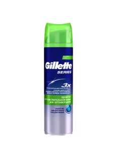Гель для бритья GILLETTE TGS Sensitive Skin для чувствительной кожи 200мл
